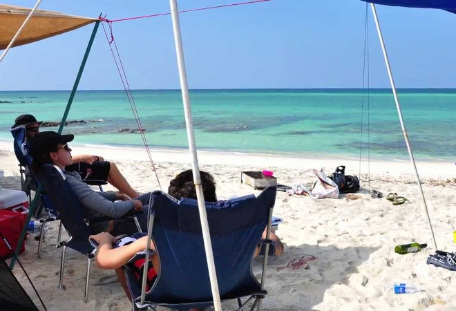 Kite Surfing in Masirah Island